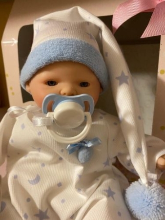 картинка испанские Пупс "Мечтатель" (в коробке, вид 3), 26 см, арт. 102 интернет-магазин TuKiTu.ru